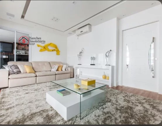 Imagem Lindo apartamento alto padrão, 184m, 2 por andar, elevador privativo, 4 dormitórios sendo 3 suítes, churrasqueira a carvão na varanda