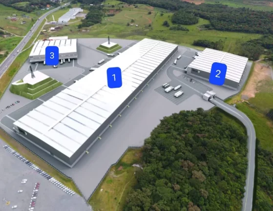 Imagem GALPAO INDUSTRIAL em ARAQUARI - SC, Corveta