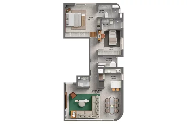 Imagem Apartamento com 2 Quartos à Venda, 93 m² em Moinhos De Vento - Porto Alegre