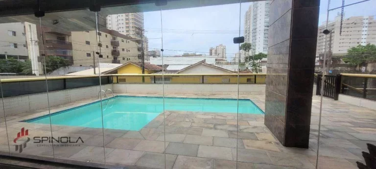Imagem Apartamento com 1 dormitório à venda, 45 m² por R$ 295.000,00 - Tupi - Praia Grande/SP