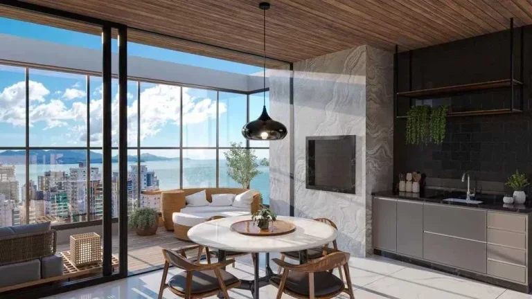 Imagem Apartamento com 3 suítes e 2 vagas de garagem em Porto Belo/SC