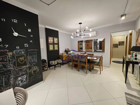 Imagem Apartamento com 3 dormitórios à venda, 121 m² por R$ 970.000 - Boqueirão - Praia Grande/SP