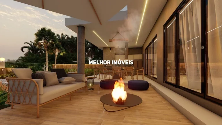 Imagem Casa Alto Padrão á venda com 4 suítes, 4 vagas no condomínio Caledônia Private Village em Camboriú.