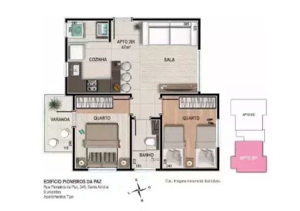 Imagem PRÉDIO INDIVIDUAL 8 UNIDADES+VAGA INDIVIDUAL+FACHADA REVESTIDA+FAZE DE ACABAMENTO