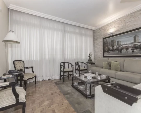 Imagem Apartamento com living para 2 ambientes, 3 dormitórios, sendo 1 suíte, banheiro social, copa-cozin...