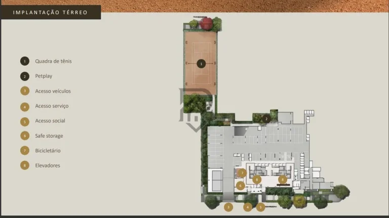 Imagem Apartamento Alto Padrão em Brooklin, com quadra de Tênis