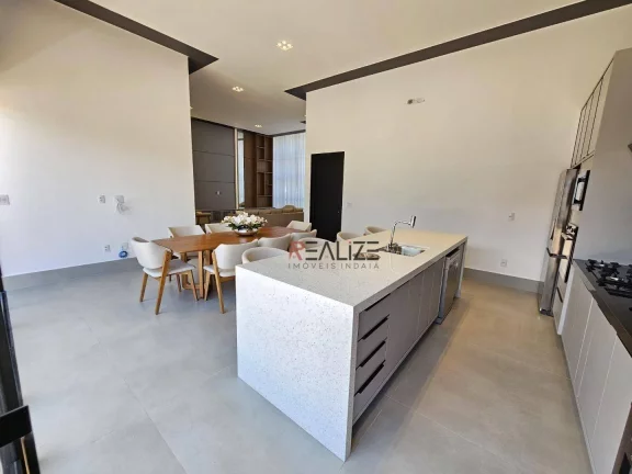 Imagem Casa moderna com mobília e 3 suítes à venda, 200 m² por R$ 2.290.000 - Condomínio Com Localização Privilegiada - Indaiatuba/SP