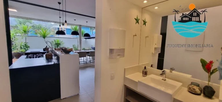 Imagem Venda ou Aluguel de casa em Juquehy - Condomínio com 4 suítes, 200m da praia, piscina privativa, área gourmet - máx. 12 pessoas | Juquehy Imobiliária