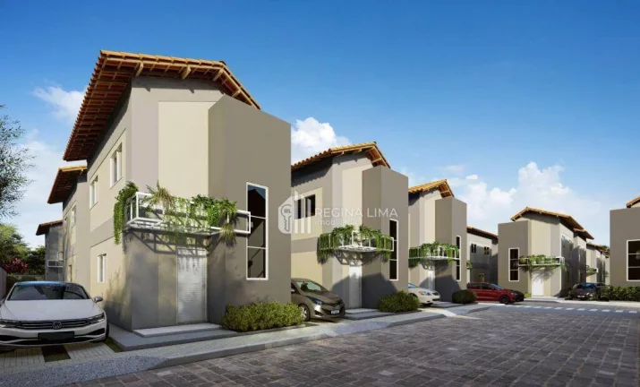Imagem LANÇAMENTO !!! Casa duplex com 2 dormitórios à venda por R$ 185.000,00 - Condomínio SAFIRA CLUB RESIDENCE - Todos os Santos - Teresina/PI