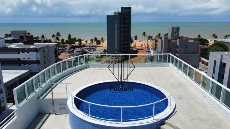 Imagem Apartamento Home Flat com vista definitiva para o mar a 150m da Praia do Cabo Branco - FL0839