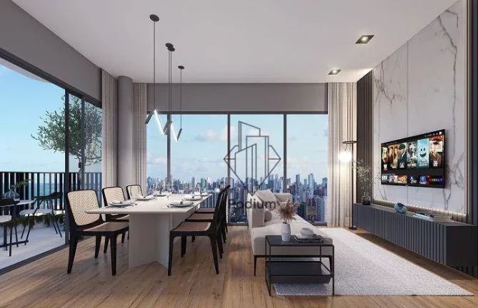 Imagem Apartamentos com varanda/sacada gourmet nas proximidades do Parque Linear Parahyba 2 no Jardim Oceania / Bessa - AP1743