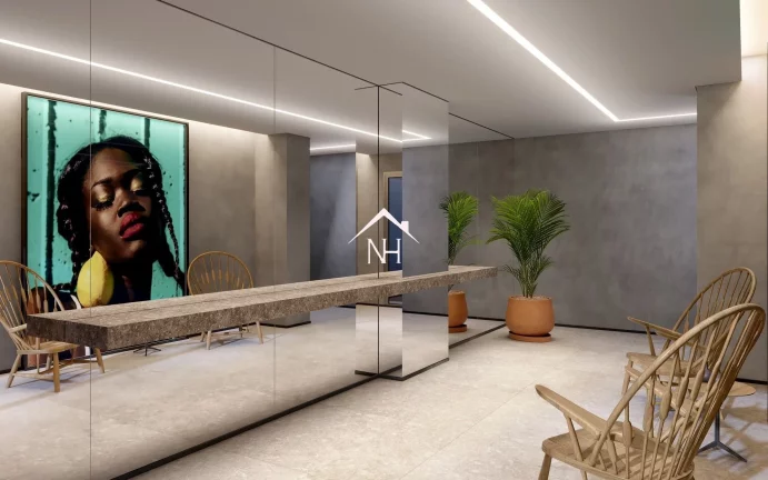 Imagem Apartamento de 46m com 2 Dormitórios, Terraço, Espaço gourmet, Brinquedoteca, Churrasqueira, Piscina, Playground, Bicicletário, Pet place, Fitness