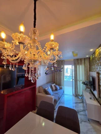 Imagem Apartamento com 2 dormitórios à venda, 66 m² por R$ 480.000 - Guilhermina - Praia Grande/SP