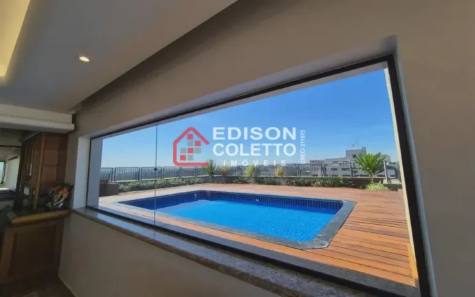 Imagem Cobertura à Venda, todo reformado, 4 Quartos e piscina, no Edifício Ipuaçu, Piracicaba!!