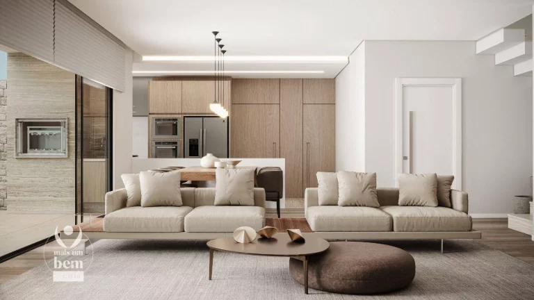 Imagem Casa nova com 267m², quintal gourmet, 4 quartos (2 suítes) à venda por R$ 3.068.000 - Santo Inácio - Curitiba/PR