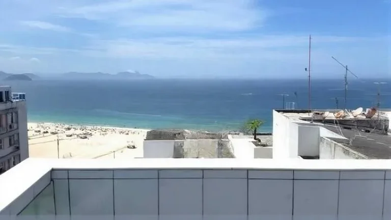 Cobertura triplex Copacabana vista total Mar sol da manhã, oportunidade