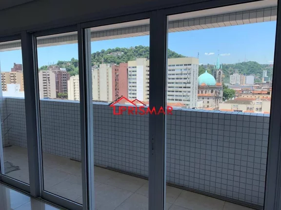 Imagem Vendo ou Alugo Sala Comercial Nova no centro Santos 1 vaga