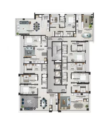 Imagem Apartamento à venda em Torres, Centro, com 1 quarto, 50,12m²