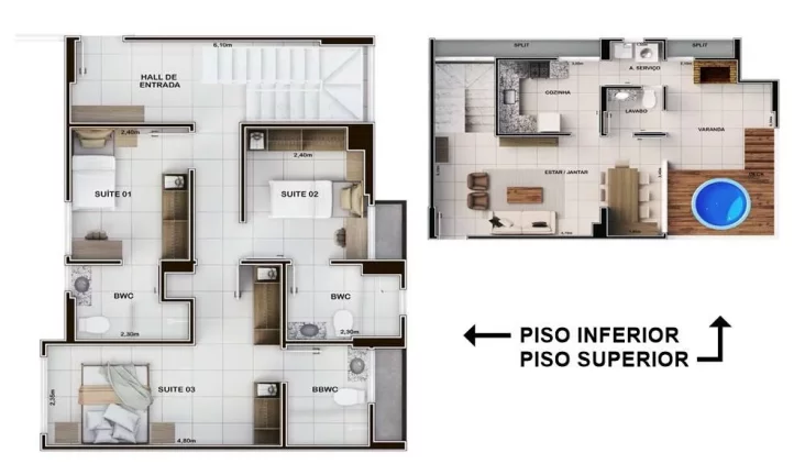 Imagem Apartamento 3 dormitórios para Venda em Teresina, Noivos, 3 dormitórios, 1 suíte, 2 banheiros, 1 vaga