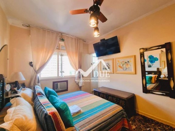 Imagem Apartamento vista mar com 3 dormitórios à venda, 150 m² por R$ 1.200.000 - Gonzaga - Santos/SP