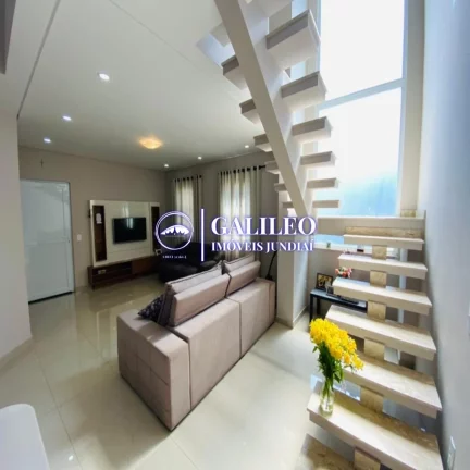 Imagem VENDA SOBRADO NO JUNDIAI MIRIM - Com 210m² - 03 dorms - 03 banheiros - Área de churrasqueira - 04 vagas de garagem - Fino acabamento.