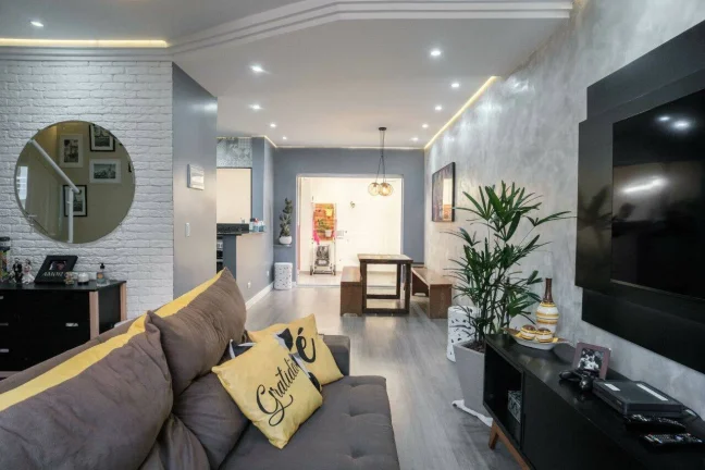 Imagem Casa em Condomínio Fechado 118 m² 3 Dormitorios e 2 Vagas Porteira Fechada