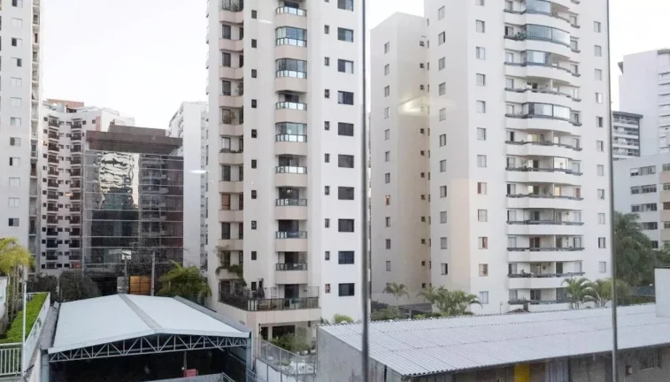 Imagem Studio/Loft 60M², 1Q, 1 Banheiro, 1 Vaga, Academia, Churrasqueira, Piscina, Quadra Beach Tênis, Salão de Festas, Sauna.