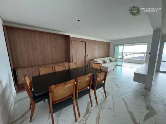 Imagem Apartamento com 3 dormitórios à venda, 126 m² por R$ 1.250.000,00 - Aviação - Praia Grande/SP