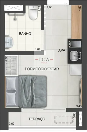 Imagem Apartamento-Studio-para-Venda-em-Moema-Sao-Paulo-SP