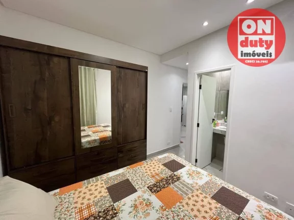 Imagem Apartamento com 2 qaurtos à venda, 60 m² por R$ 299.000 - Centro - São Vicente/SP