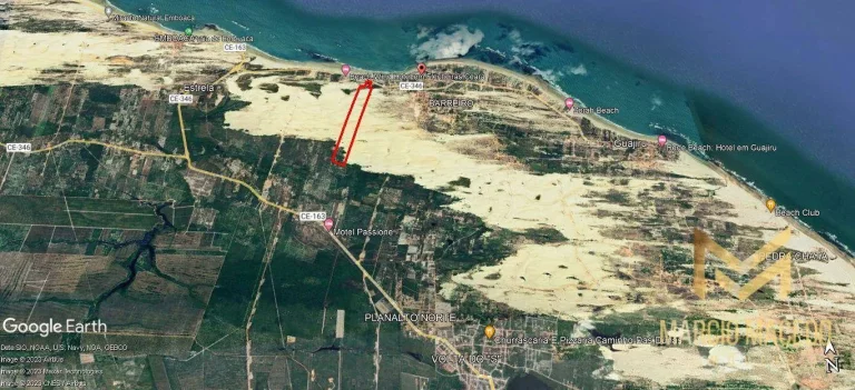 Imagem Terreno à venda, 400000 m² por R$ 16.000.000,00 - Flecheiras - Trairi/CE