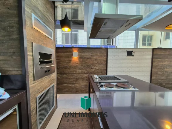 Imagem Apartamento de design elegante no Centro de Guarapari com 3 quartos, suite, área gourmet e 2 vagas de garagem