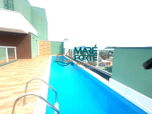 Imagem Cobertura com jacuzzi e com vista mar.