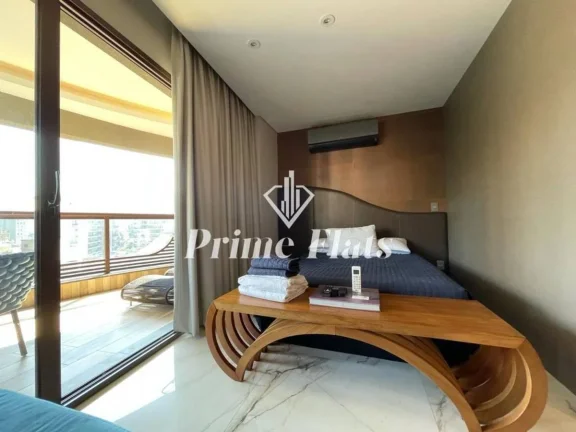 Imagem Flat disponível para locação no Cyrela by Pininfarina, com 49m², 1 dormitório e 1 vaga