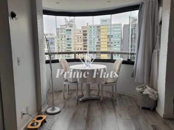 Imagem Flat disponível para locação no Hotel Paulista Wall Street na Bela Vista, com 55m², 1 dormitório e 1 vaga de garagem