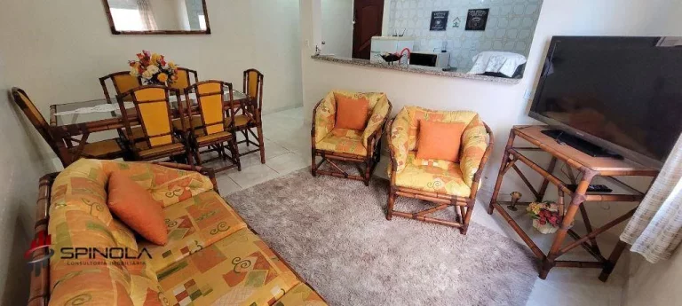 Apartamento com 2 dormitórios à venda, 69 m² por R$ 300.000,00 - Balneário Flórida - Praia Grande/SP