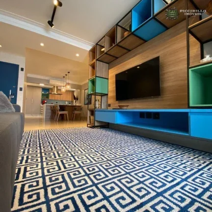 Imagem Apartamento Frente Mar com 3 dormitórios, sendo 3 suítes à venda, 166 m² por R$ 1.950.000 - Aviação - Praia Grande/SP