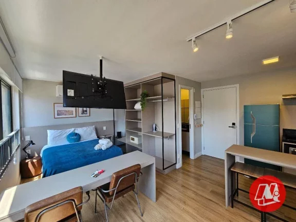Imagem Studio com 1 dormitório para alugar, 29 m² - Auxiliadora - Porto Alegre/RS