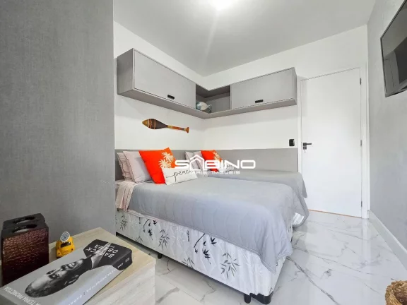 Imagem Apartamento à venda, 3 dormitórios 1 suíte 94m² de área útil, 2 vagas – Riviera de São Lourenço.