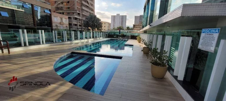 Imagem Apartamento com 2 dormitórios à venda, 100 m² por R$ 830.000,00 - Caiçara - Praia Grande/SP