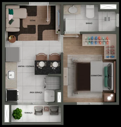 Imagem Apartamento Rio Pequeno - 38M², 2 Dorms, 1 Vaga, Próximo Shopping e USP.