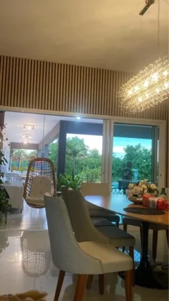 Imagem Casa em condomínio de luxo no bairro Caguassu em Sorocaba-SP: 3 quartos, 1 suíte, 4 banheiros, 4 vagas de garagem.