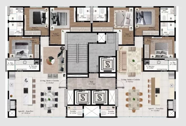 Imagem APARTAMENTO RESIDENCIAL em Porto Belo - SC, Perequê