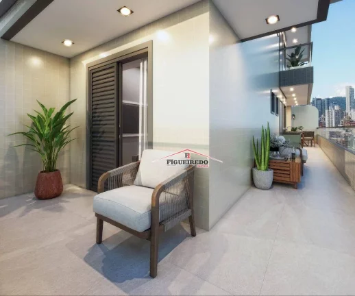 Imagem Apartamento Garden com 1 dormitório à venda, 48 m² por R$ 555.475,00 - Vila Guilhermina - Praia Grande/SP