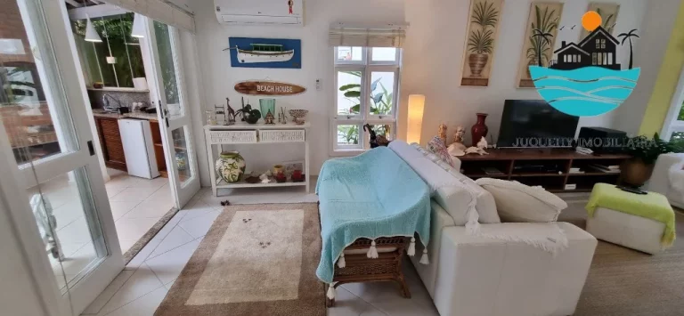 Imagem Alugar Casa em Juquehy em Condomínio Fechado com 4 dormitórios, 2 suíte, 150m da praia - Acomodação máx. 10 pessoas | Juquehy Imobiliária