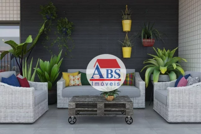 Imagem Apartamento com 2 dormitórios à venda, 72 m² por R$ 415.000,00 - Canto do Forte - Praia Grande/SP