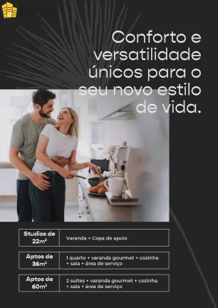 Imagem APARTAMENTOS COM 01 E 02 SUÍTES E VARANDA GOURMET EM MANAÍRA