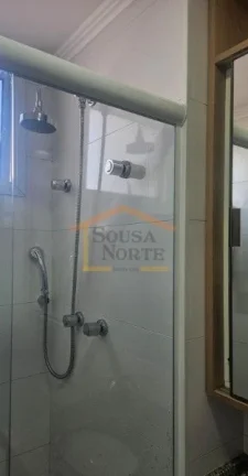 Imagem Apartamento com 55m², dispõe de 2 dormitórios, sendo 1 suite, 2 banheiros, sala para dois ambient...