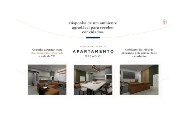 Imagem Apartamento na planta com 3 dormitórios sendo 2 suítes com vista para o mar em Balneário Piçarras