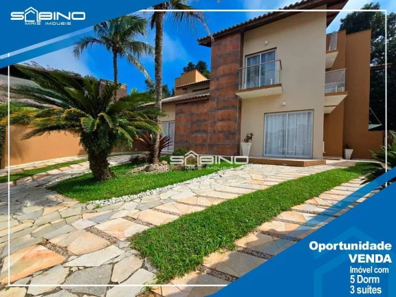 Imagem Casa à venda com 5 Dormitórios 3 suítes, 407m² de área construída - Riviera de São Lourenço - Bertioga SP.